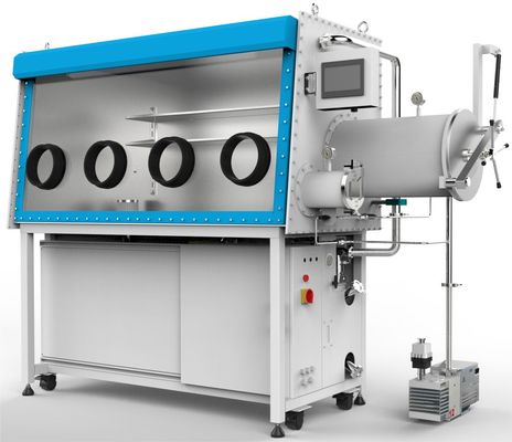 Single Double Station Inert Gas Glove Box Ensures Water Oxygen Content ≤0.1ppm And Leakage Rate ≤ 0.001%Vol /H