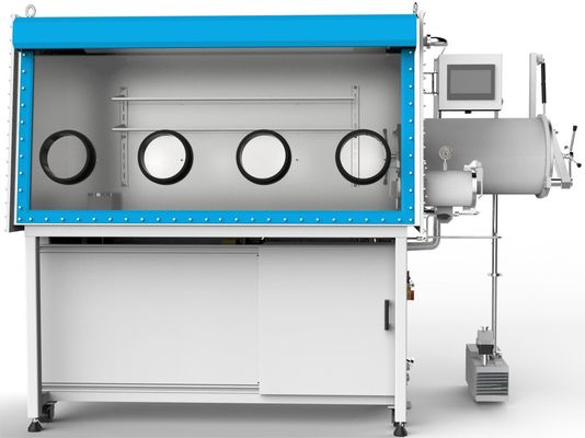 Single Double Station Inert Gas Glove Box Ensures Water Oxygen Content ≤0.1ppm And Leakage Rate ≤ 0.001%Vol /H
