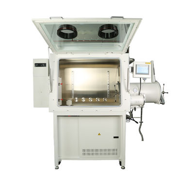Double-Sided Single VGB-6-ⅠⅡ Inert Gas Circulation Glove Box Highly Inert Gas Glove Box With 360mm Inner Diameter Transition Cabin And Total Power Of 0.8 Kw