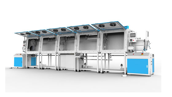 Customization - Three Systems, Three Sides And Five Connected VGB-6-JF3Ⅴ Inert Atmosphere Circulating Glove Box