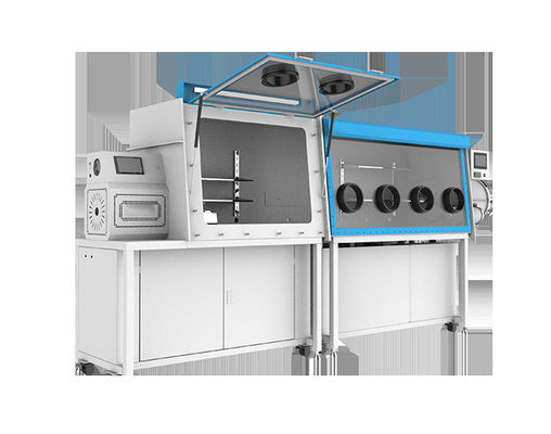 Single-sided Three-station Quenching Furnace Integrated VGB-6-JF Inert Atmosphere Circulating Glove Box