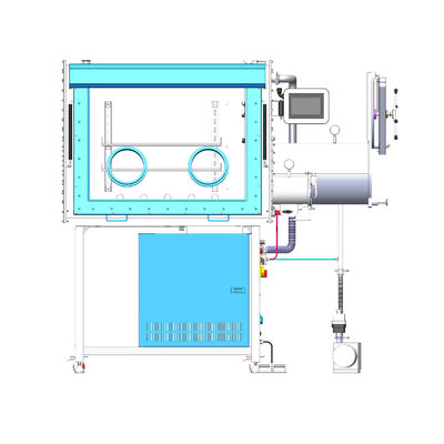 Gas Inlet Flow 0-20L/min Electrical Glove Testing Machine with Dual Purification System