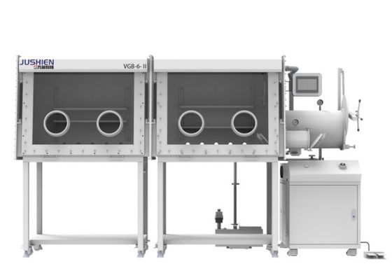 Customized PLC Automatical Controlled Glovebox Four Station Vacuum Purification System Glove Box  Vacuum Chamber Glove Box For Laboratory Stainless Steel Caja De Guantes