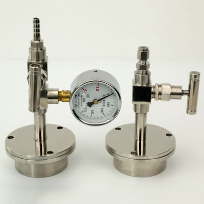 Stainless steel 304 flange seat tube furnace special flange water cooling non-standard high vacuum flange seal custom factory
