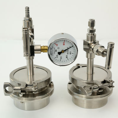 Over-Temperature and Over-Pressure Protection Tube Furnace Flange for Corrosive Atmosphere Environments