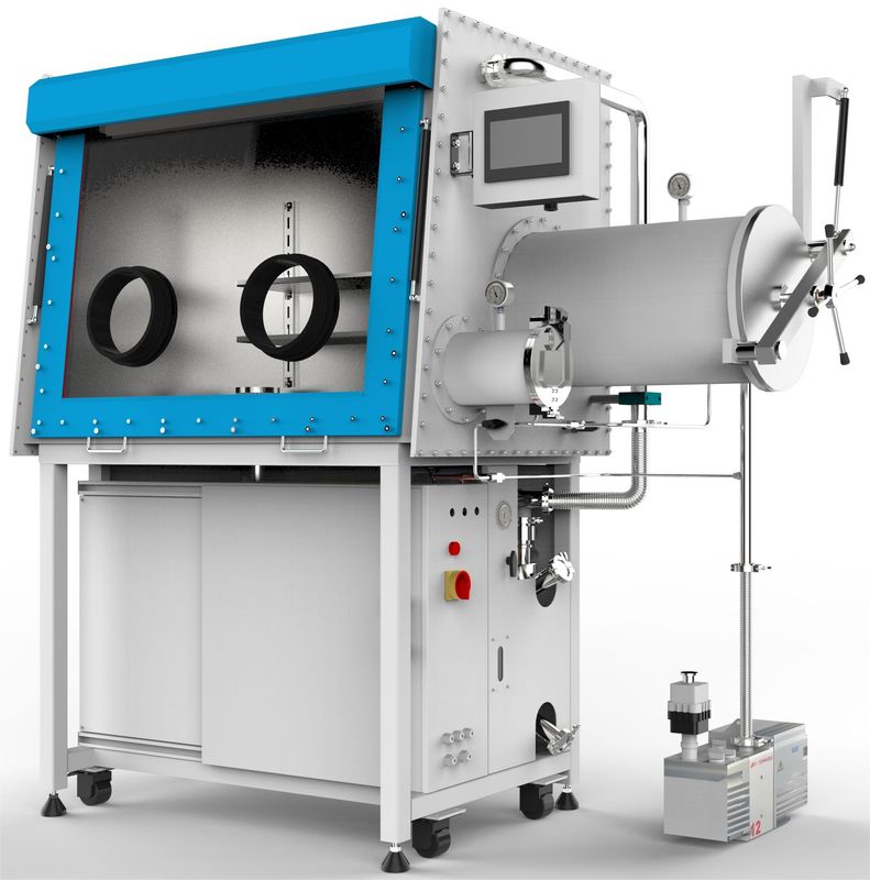 Glove Box With Inert Gas Humidity Control ≤0.1ppm PLC Control And Touch Screen Operation