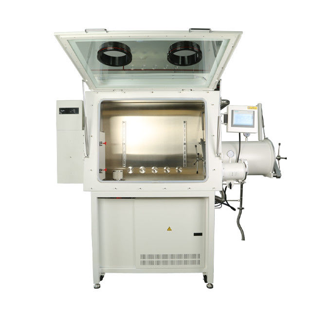 Double-Sided Single VGB-6-ⅠⅡ Inert Gas Circulation Glove Box Highly Inert Gas Glove Box With 360mm Inner Diameter Transition Cabin And Total Power Of 0.8 Kw