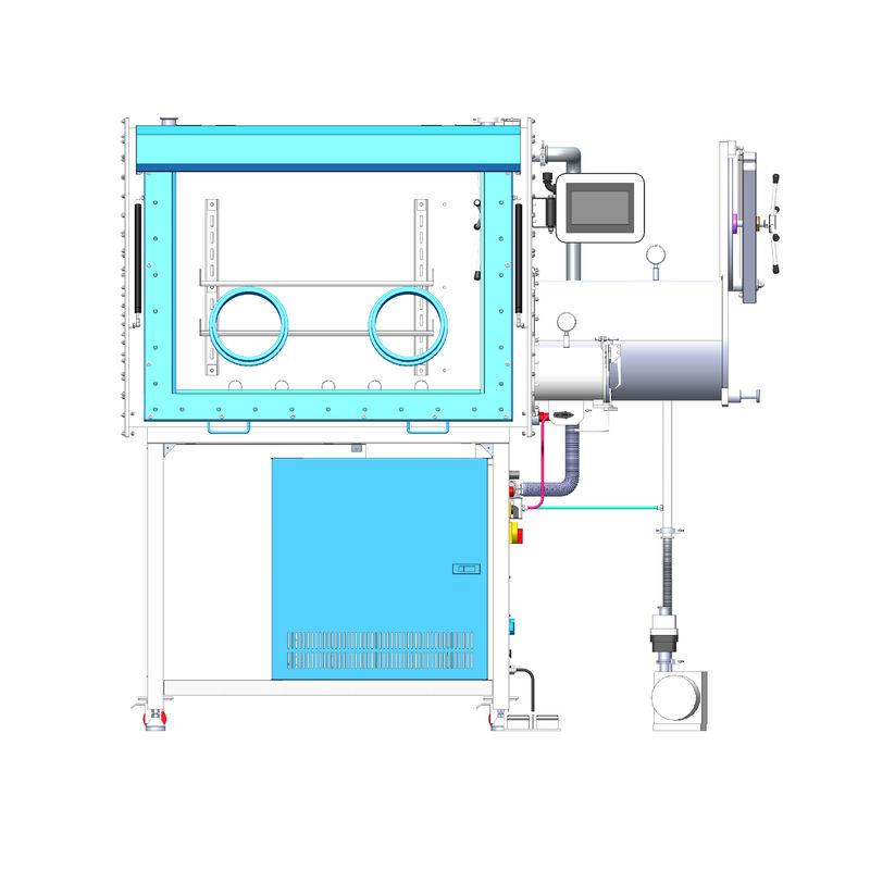 Gas Inlet Flow 0-20L/min Electrical Glove Testing Machine with Dual Purification System