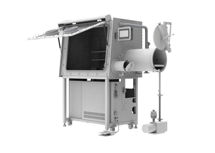 CE Certificated Inert Gas Glove Box Lab Vacuum Glove box Single Station Glove Box For No Pollution Scientific Research Operating Testing Chamber Box Stainless Steel Vacuum Glove Box