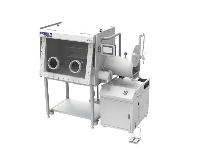 Battery Fabrication Equipment Lab Stainless Steel Vacuum Operation Glove Box With Water And Oxygen Purification System Single Side Vacuum Glove Box With H2O & O2 Purification System