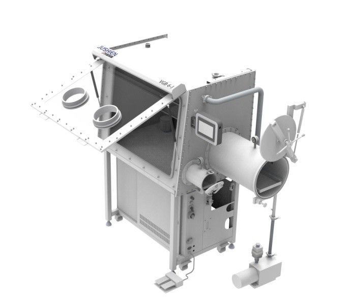 Single Side Lab Stainless Steel Dry Vacuum Entrance Glove Box For Lithium Battery